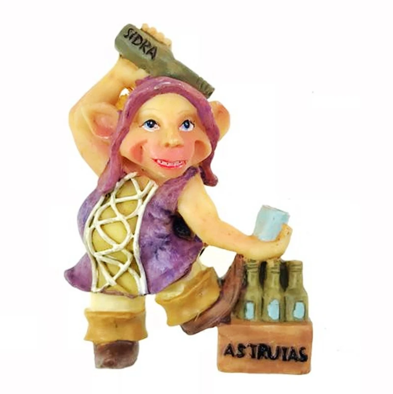 

Новинка, лидер продаж, бармен, Астурия, Испания, 3D магниты на холодильник, туристические сувениры, магнитные наклейки на холодильник, подарок