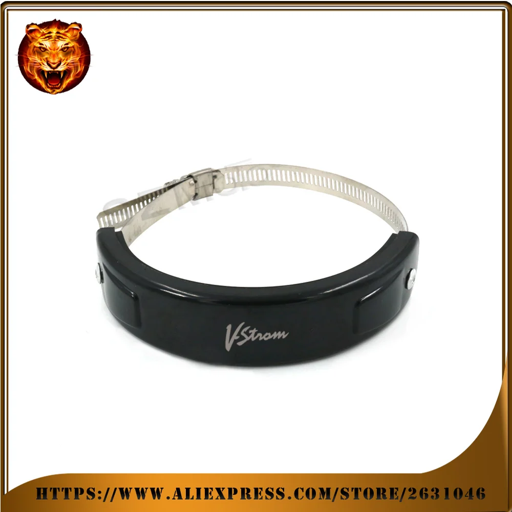 Круглый Овальный защитный глушитель для выхлопных газов мотоцикла защитная