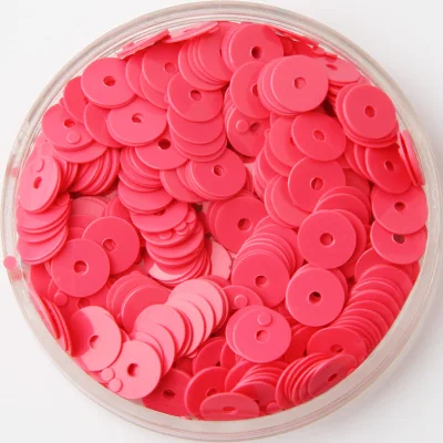 Solid watermelon red Сплошной цвет, серия 6 мм, блестки для шитья, свадебные украшения, аксессуары для одежды Lentejuelas Para Coser 20 г - Цвет: Solid watermelon red