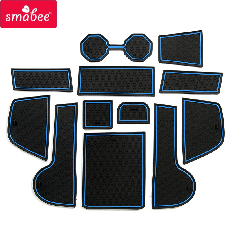 

Smabee Anti-Slip Gate Slot Cup Mat For VW Polo 2018 2019 2020 2021 2022 2023 Accessories Rubber Cup Holders Non-Slip Pad