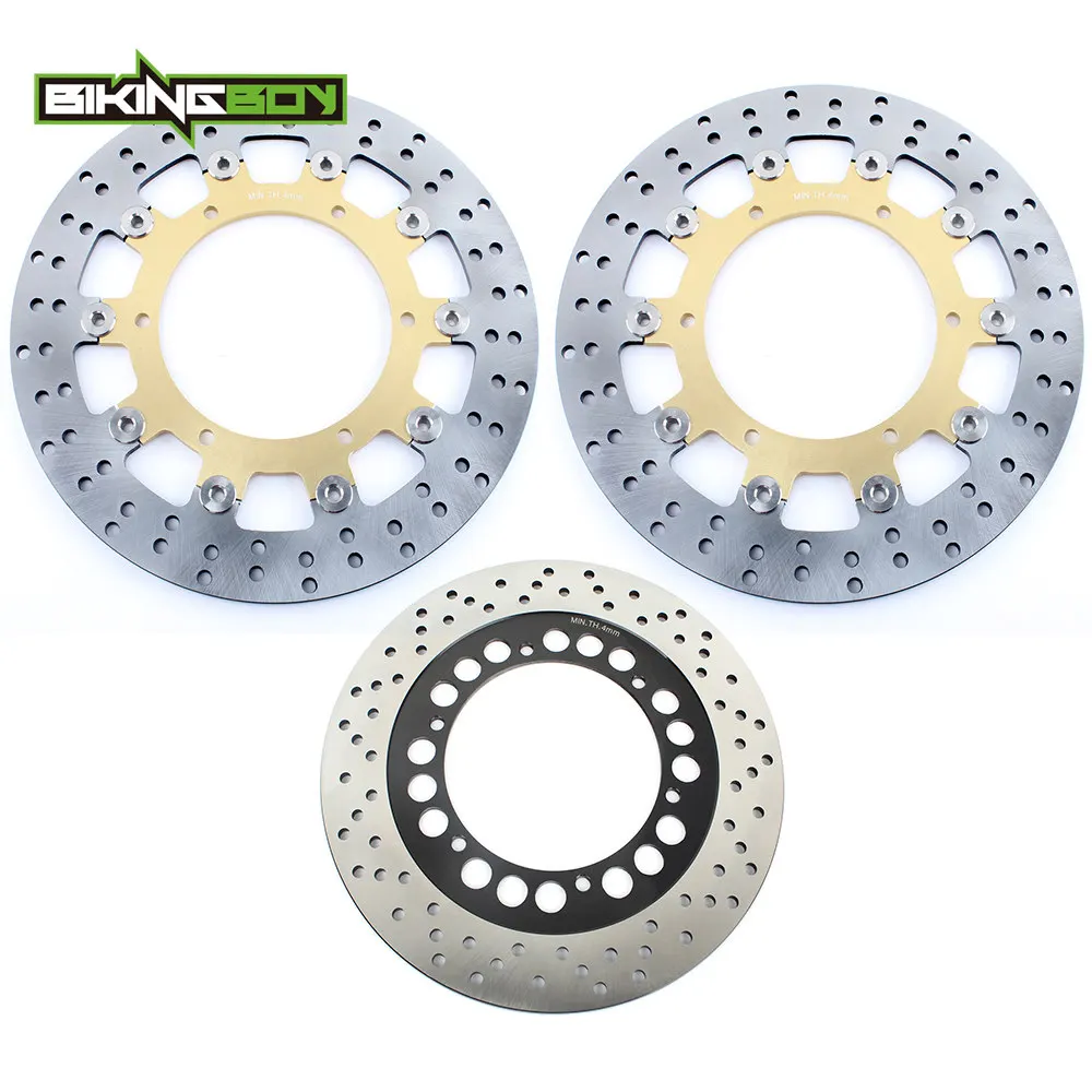 BIKINGBOY Передние Задние тормозные диски Rotors FJR 1300 XVS 1100 V-Star классический серебристый
