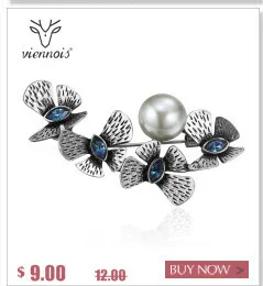 Viennois Синий Циркон Rhinestone позолоченный Имитация Ювелирные изделия из жемчуга набор для женская свадебная горный хрусталь проложили Свадебные украшения