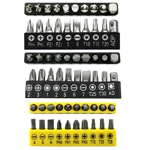 Ztdplsd 10 шт. 14 дюйма 6,35 мм электрическая отвертка комбинированный набор слов с крестообразной головкой зарядная дрель Удлинительный стержень партия