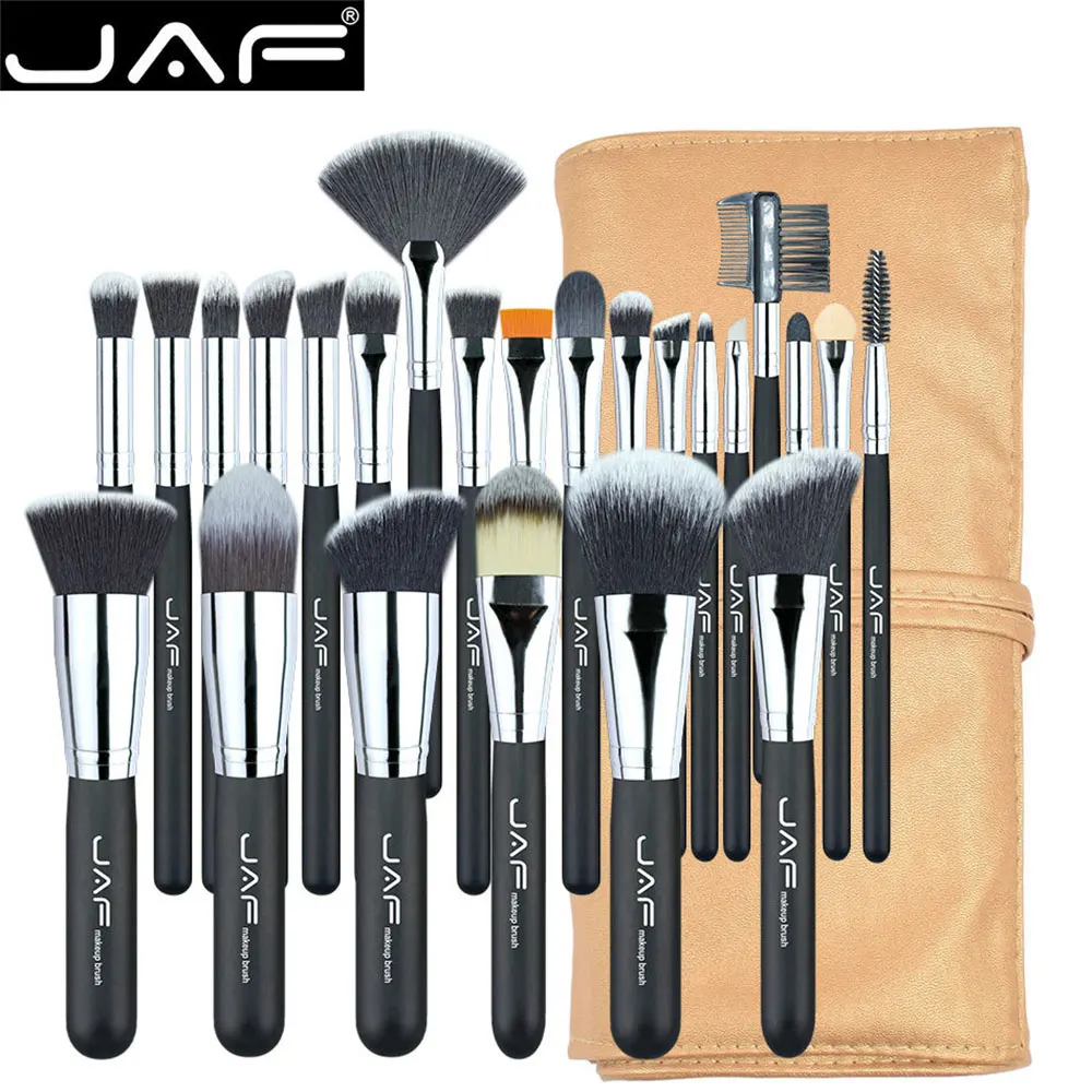 Кисти для макияжа JAF Pro 24 шт. набор кистей основы пудры косметической красоты