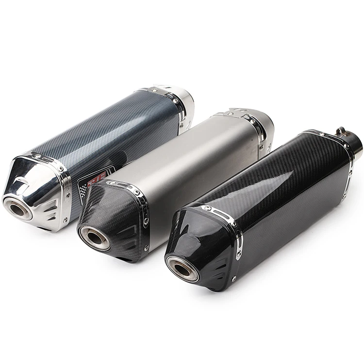 

Motorcycle muffler exhaust pipe modified sportster escape moto yoshimura carbon fibre db kill for nc750x cb650f trk502 crf 230