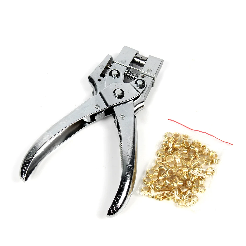 1 шт.. Дырокол ручной плоскогубцы заклепки ушко установка штамповка инструмент с
