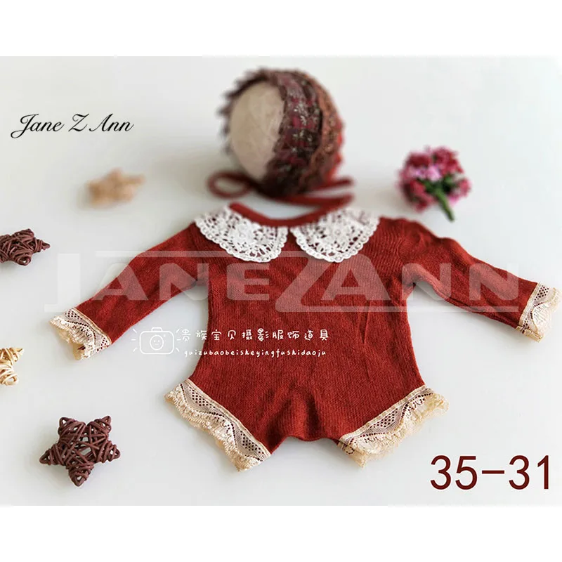 Jane Z Ann/реквизит для фотосъемки новорожденных; вязаная повязка на голову; шапка+ наряд; комплект из 2 предметов; аксессуары для фотосъемки; реквизит для студийной фотосъемки
