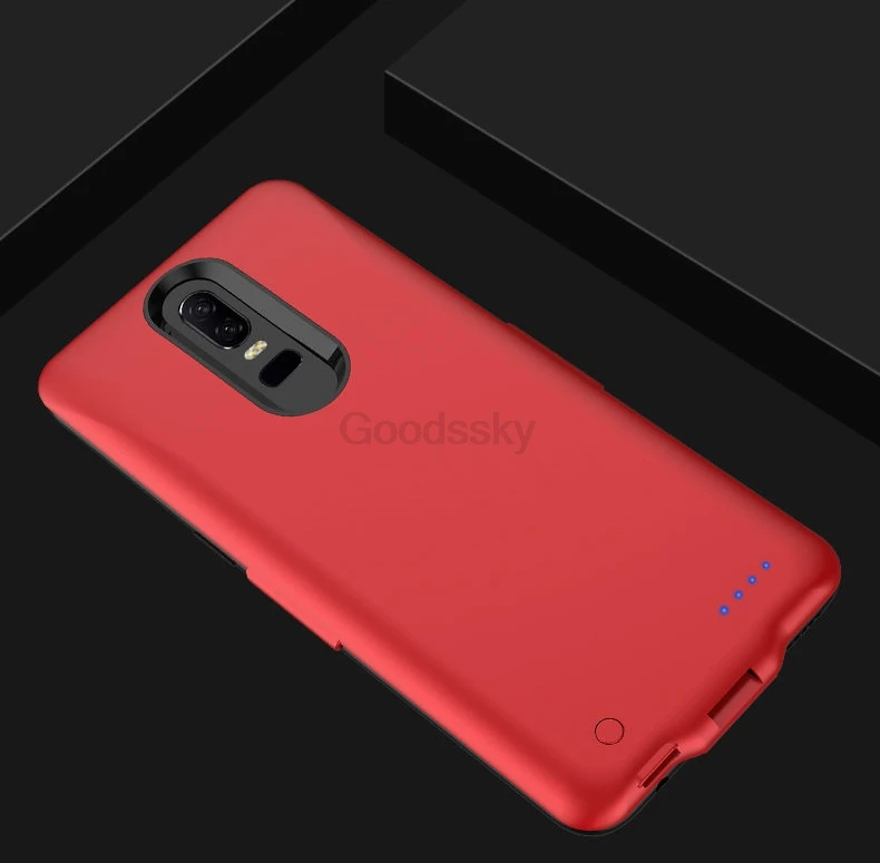 Тонкий чехол для зарядки аккумулятора 5000 мА/ч для Oneplus 6, чехол для батареи, тонкий внешний аккумулятор, резервная Противоударная задняя крышка для зарядки