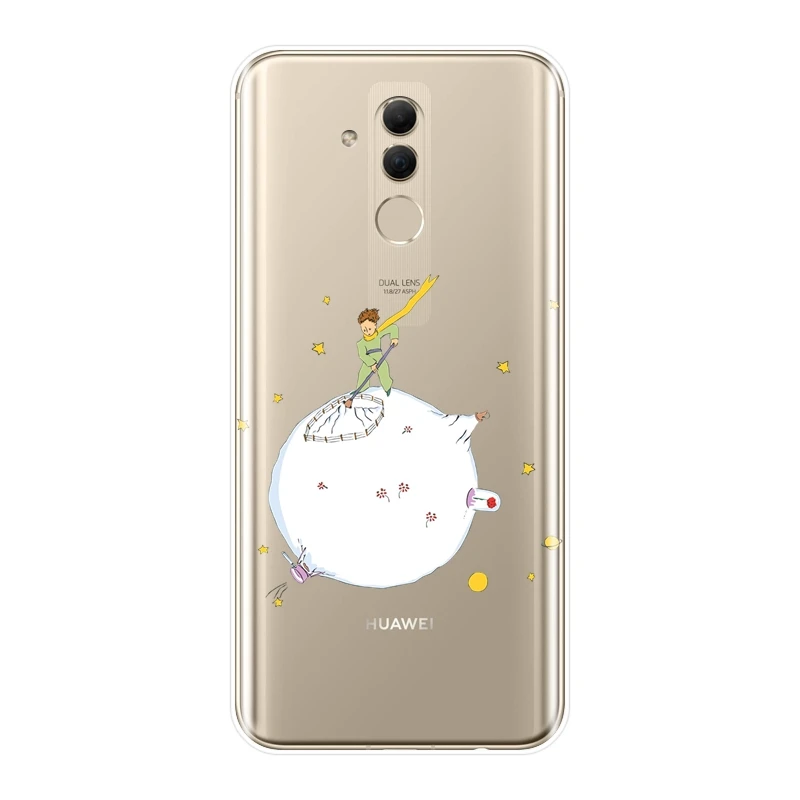 Силиконовый чехол для телефона Маленький принц Космическая Звезда Huawei Mate 9 10 20 Lite