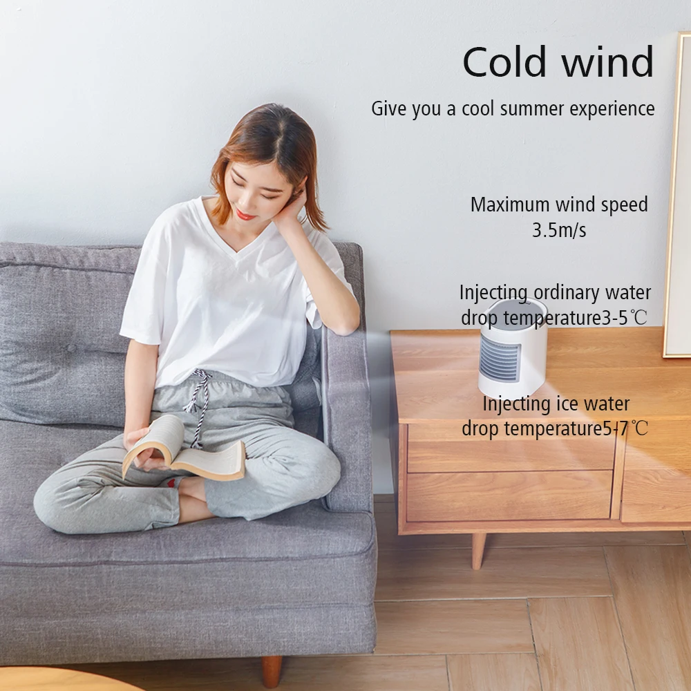 Oatsbasf Новый воды охлаждающий вентилятор личные пространство кулер быстрый и