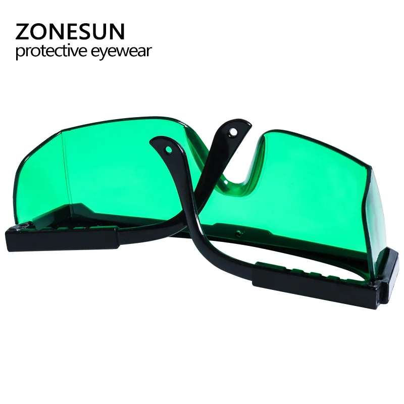 

ZONESUN 1pcs Protective goggles for Violet Blue 200-450/800-2000nm Laser Safety Green Glasses Goggle