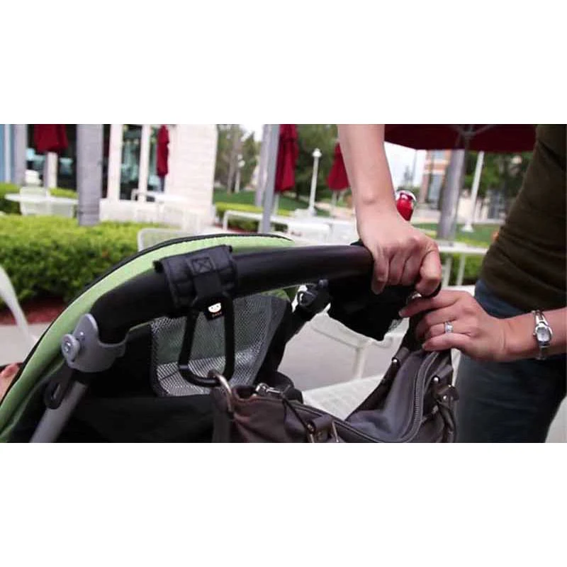 Gancho para cochecito de beb&eacute; reci&eacute;n nacido, gancho para bolsa de compras, accesorios para cochecito infantil, ganchos colgantes de Metal de alta calidad CL9004, 1 unidad-3
