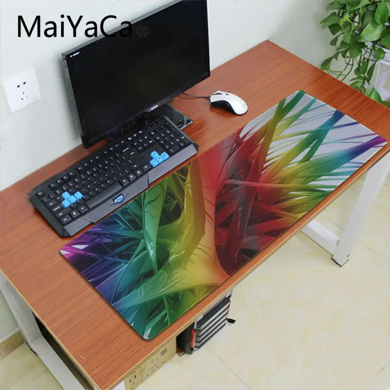 Maiyaca Лидер продаж абстрактные красные игровые коврики для геймеров коврик мыши
