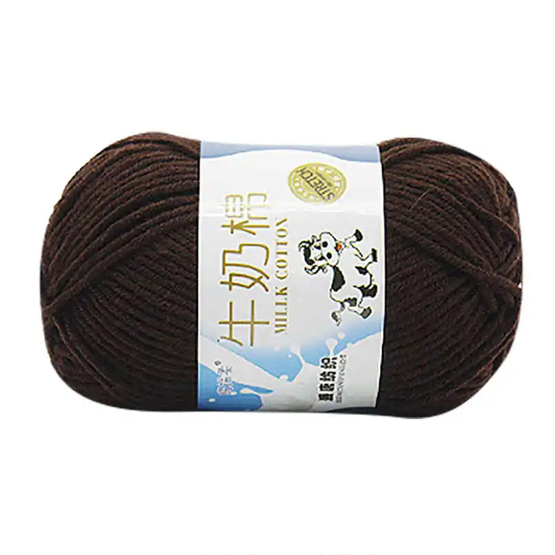 milk cotton wool 1 шт. 50 г массивный красочный ручной вязки счеты молочного хлопка мягкий шарф свитер трикотаж шерсть 5pz - Цвет: milk cotton wool