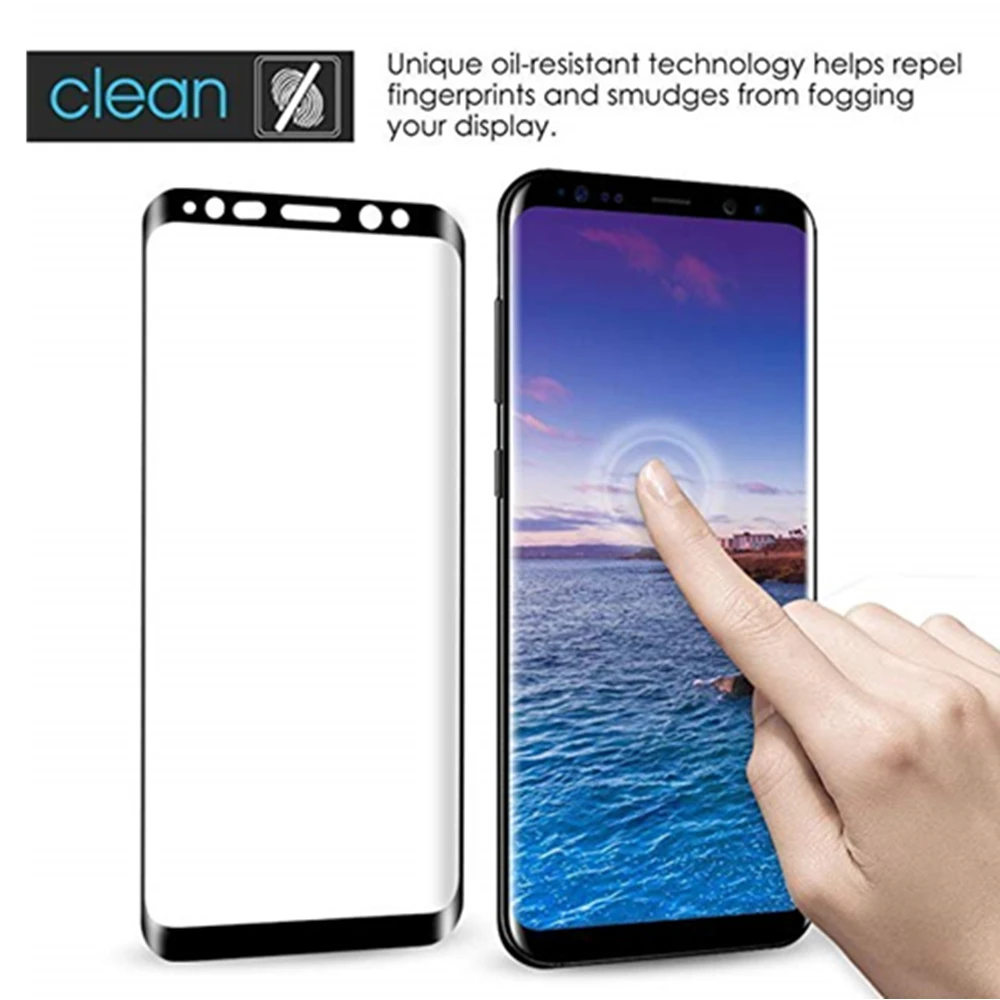 Для galaxy s7 edge закаленное стекло s9 пленка s8 plus для Samsung s6 защита экрана полное
