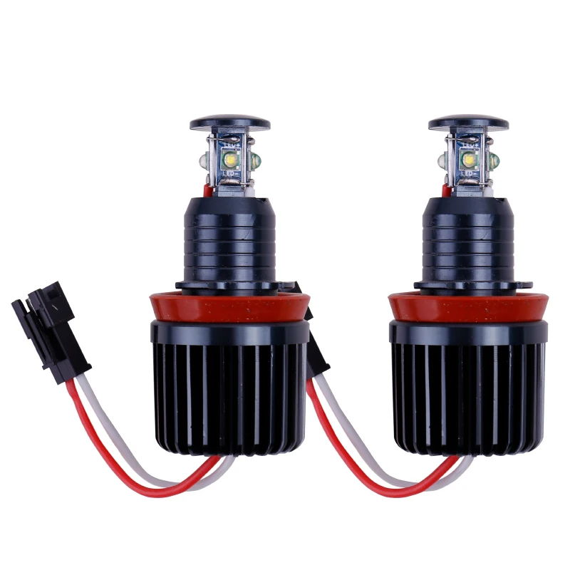 2 шт Автомобильный светодиодный Ангельские глазки светильник фары H8 40 Вт для BMW E82