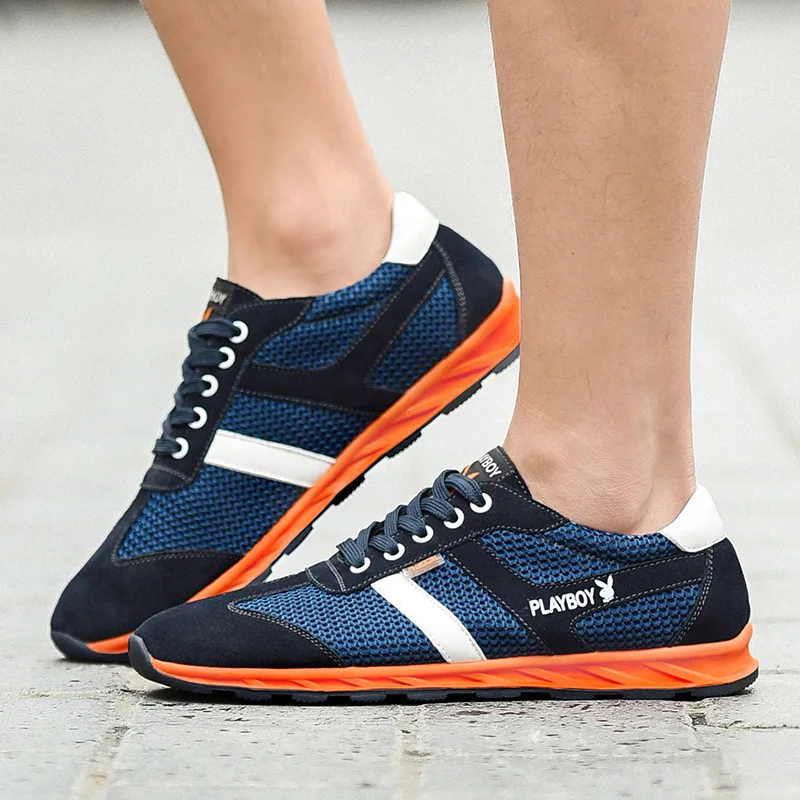 

Playboy outdoor leisure men's net cloth shoes the new spring and summer 2016 hollow out low helped breathable men's shoes