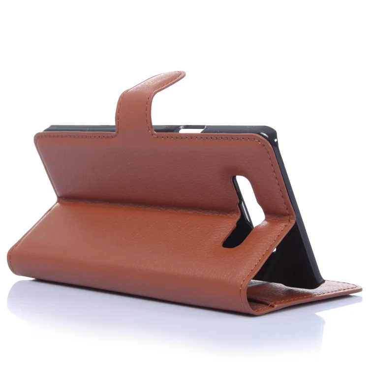 Для samsung Galaxy A7 2015 чехол с личи Роскошный из искусственной кожи для телефона задняя