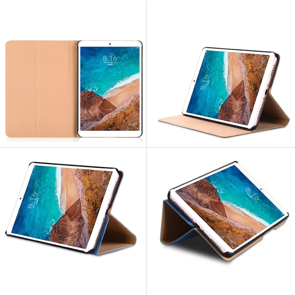 Умный чехол-подставка для Xiaomi Mi Pad 4 MiPad 8 дюймов кожаный чехол планшета с
