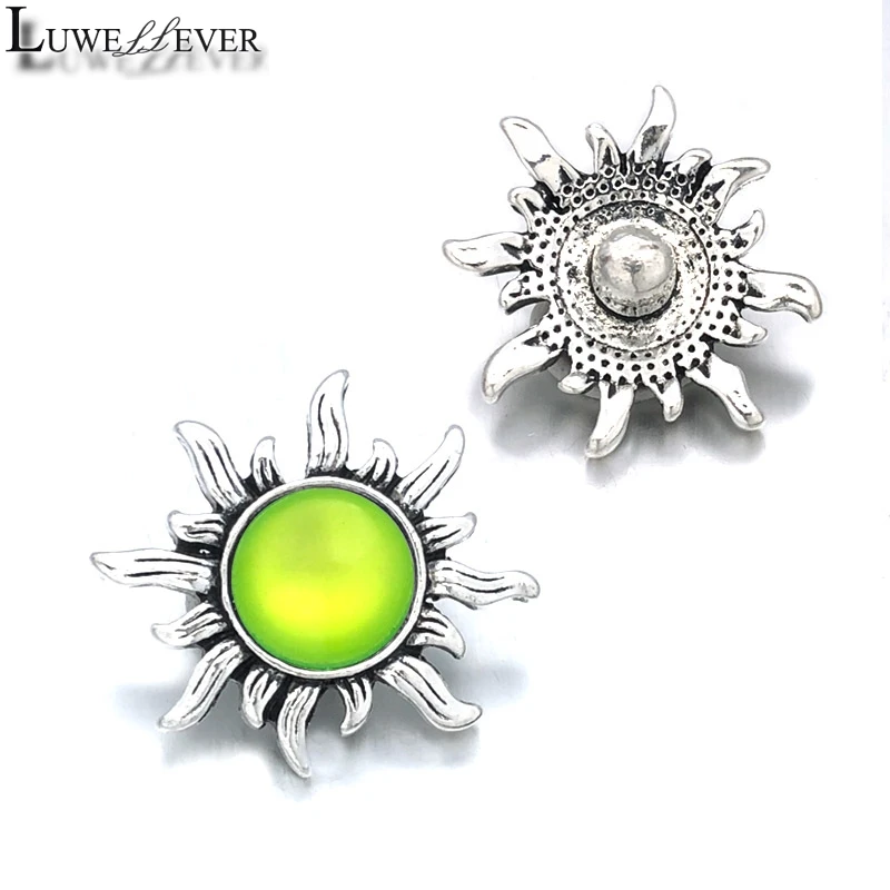 Горячие компоненты w230 Кристалл 3D 18 мм металлическая кнопка для браслета ожерелье