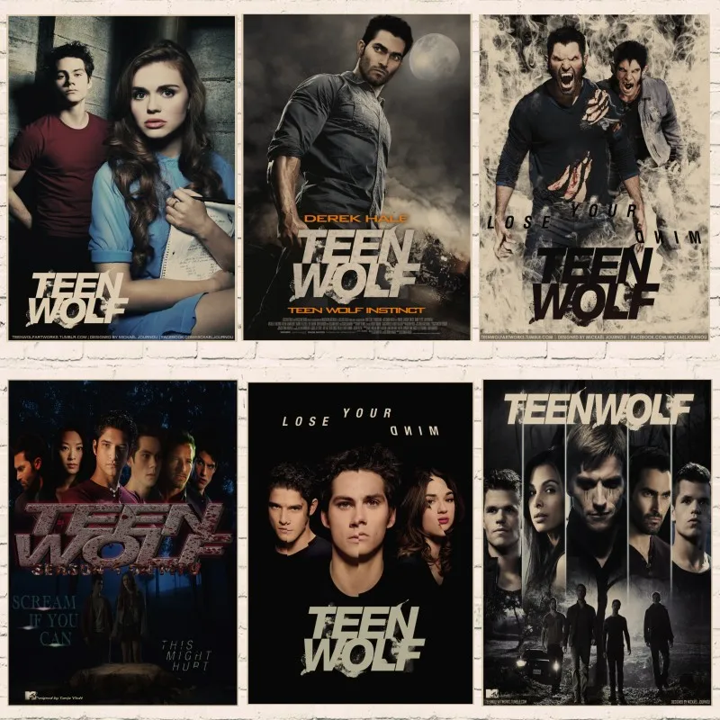Прочный чехол Teen Wolf Плакаты кино стикеры Настенные крафт Бумага принты четкое