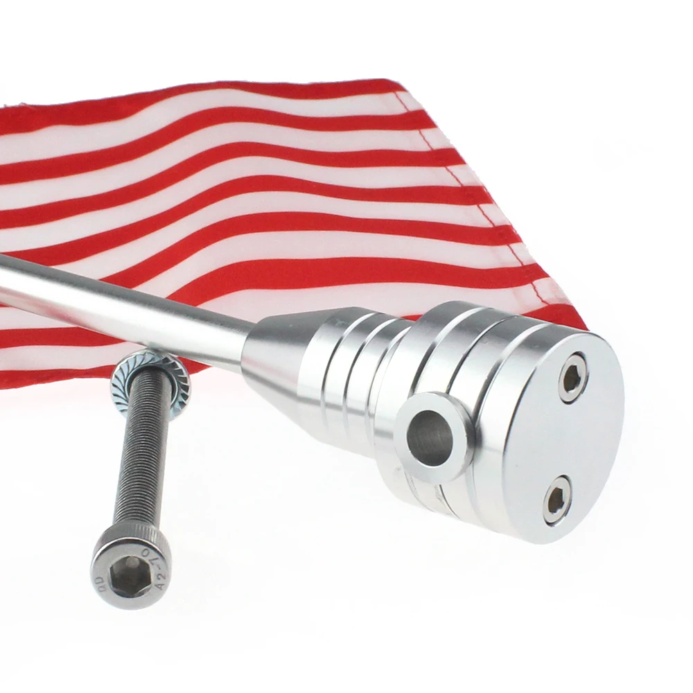 Мотоцикл на заказ задняя багажная полка крепление полюс с американский флаг США