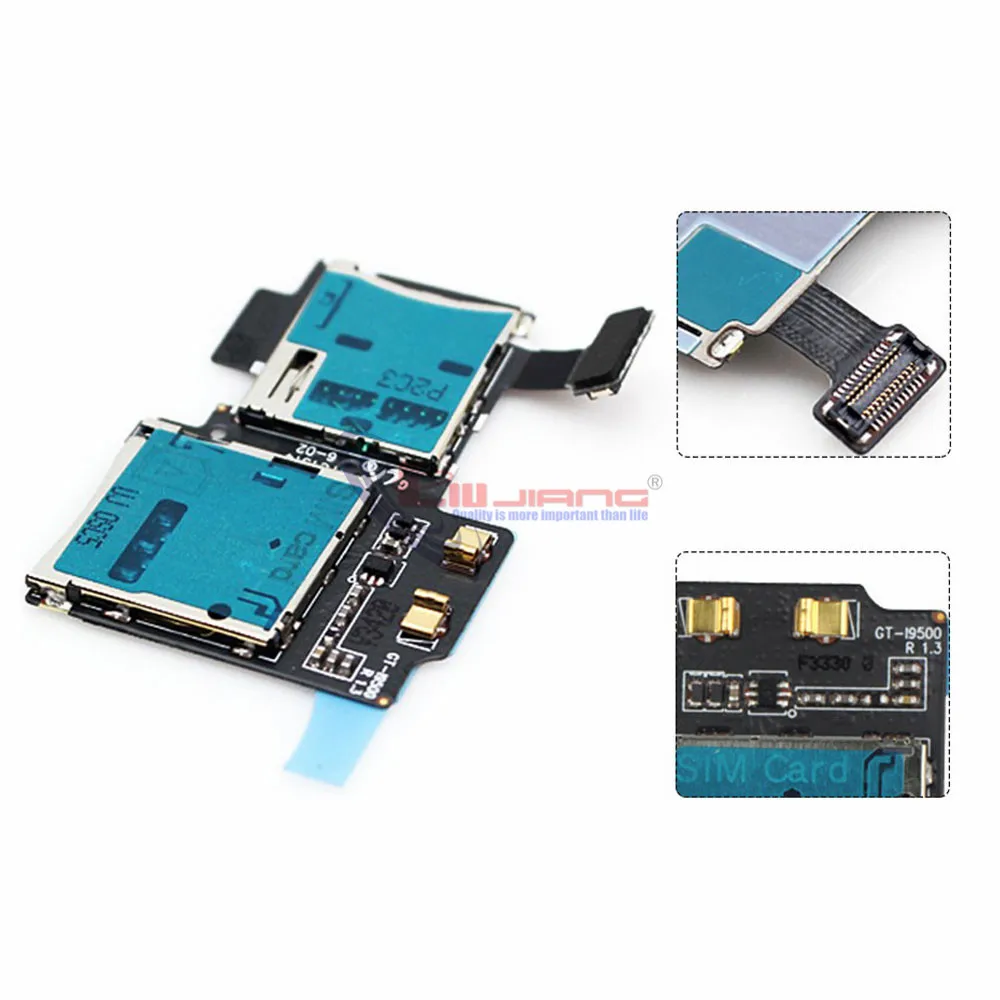 Новинка держатель для Sim карты Samsung S4 Mini S3 9500 i9505 i337 лоток гнезда микро гибкий
