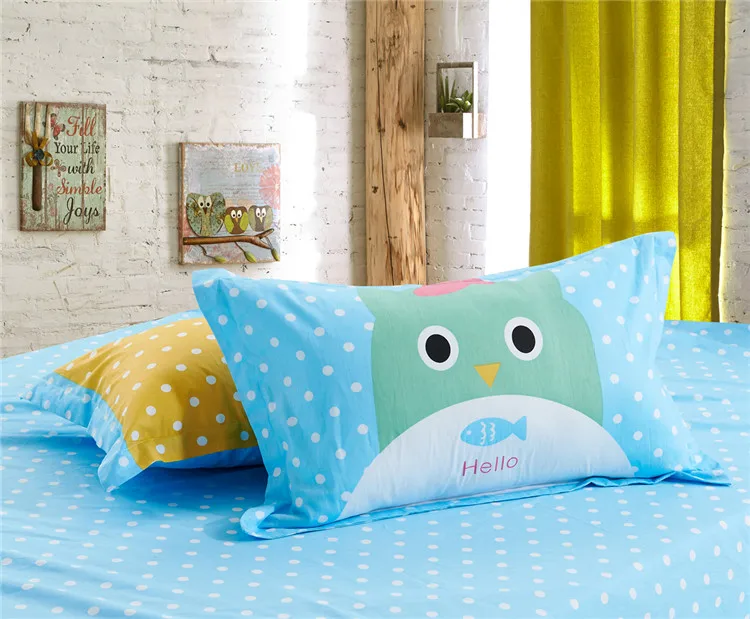 Прекрасный мультфильм постельных принадлежностей для ребенка двойной и