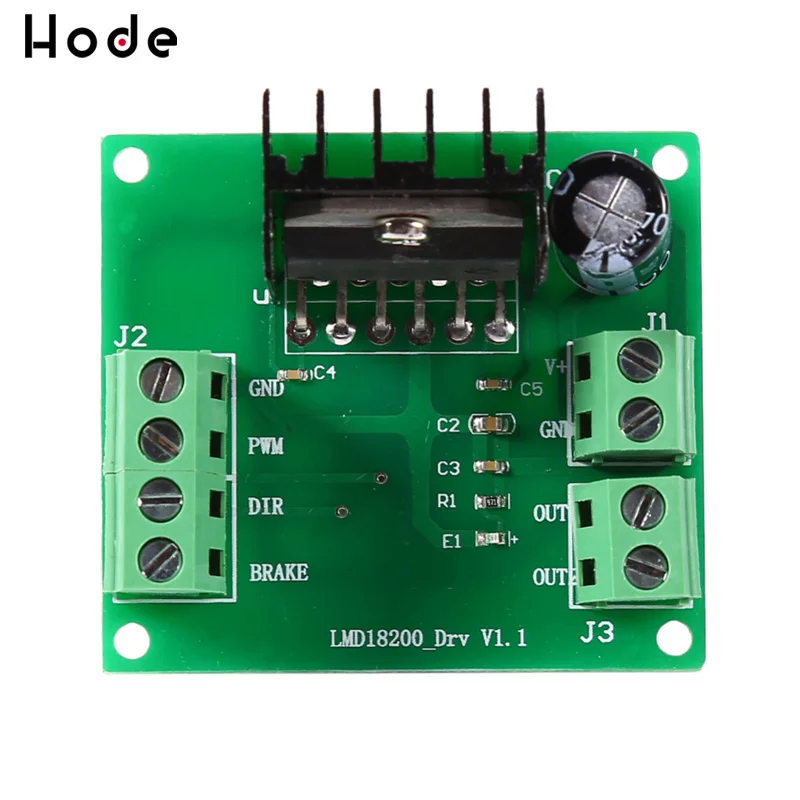 LMD18200T 3A 75W PWM Контроллер модуля управления двигателем с регулируемой скоростью