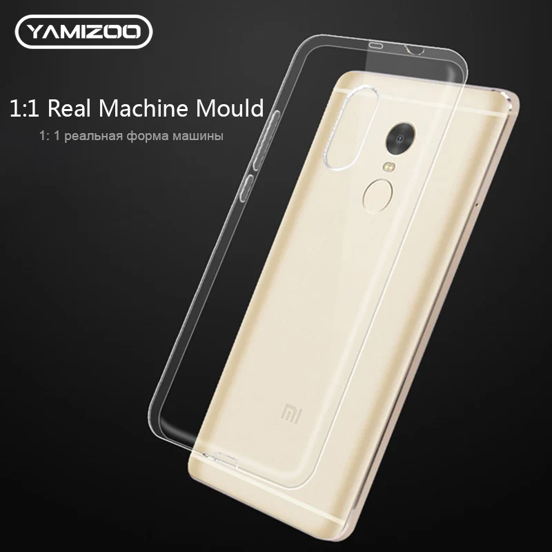 Мягкий ТПУ чехол для Xiaomi Redmi Note 4x4 5a Pro Global силиконовый прозрачный Футляр чехлы
