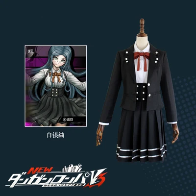 Shirogane Tsumugi Игра Danganronpa V3 Killing Harmony Косплей Костюм Dangan Ronpa V3 каждый семестр Killing всех членов униформы - Цвет: Shirogane Tsumugi