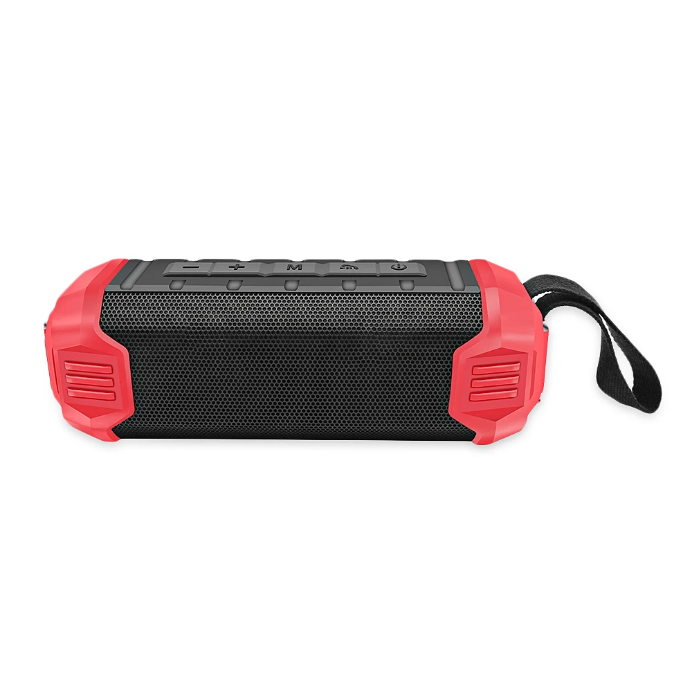 Red NewRixing NR-1000 открытый беспроводной Bluetooth 4,2+ EDR стерео динамик сабвуфер Звук 3,5 мм внешний AUX аудио 5 крутых цветов - Цвет: Red