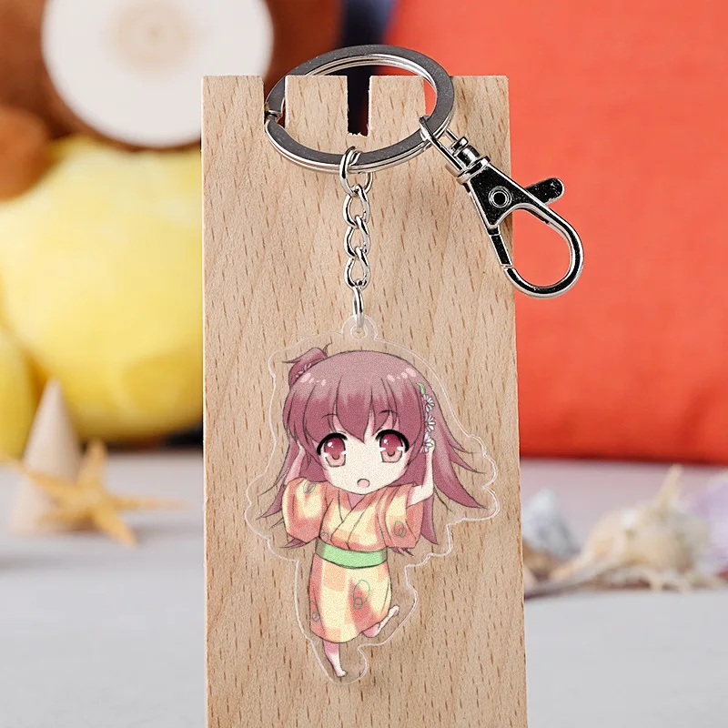 10 шт./лот аниме Inuyasha акриловый брелок игрушка фигурка Sesshoumaru Higurashi Kagome сумка