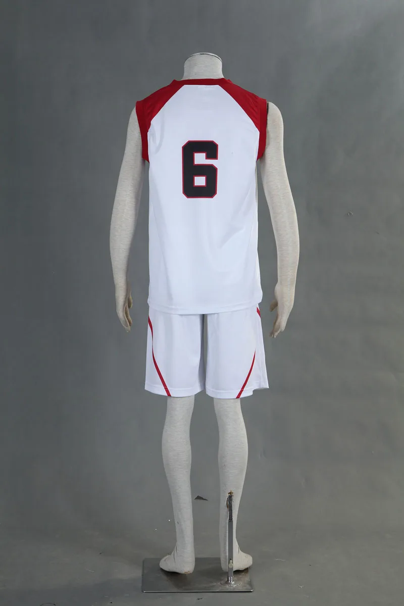 Популярная игра COS из последней игры/Kuroko no Basuke Aomine Daiki NO.5/NO.6 косплей костюм топ