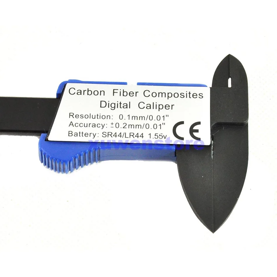 Штангенциркуль цифровой из углеродного волокна с ЖК-дисплеем 6 дюймов/150 мм |