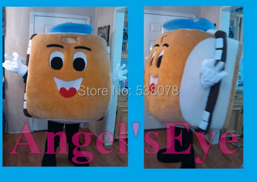 Слайдер гамбургер хлеб талисман костюм аниме косплей маскарадное платье тема