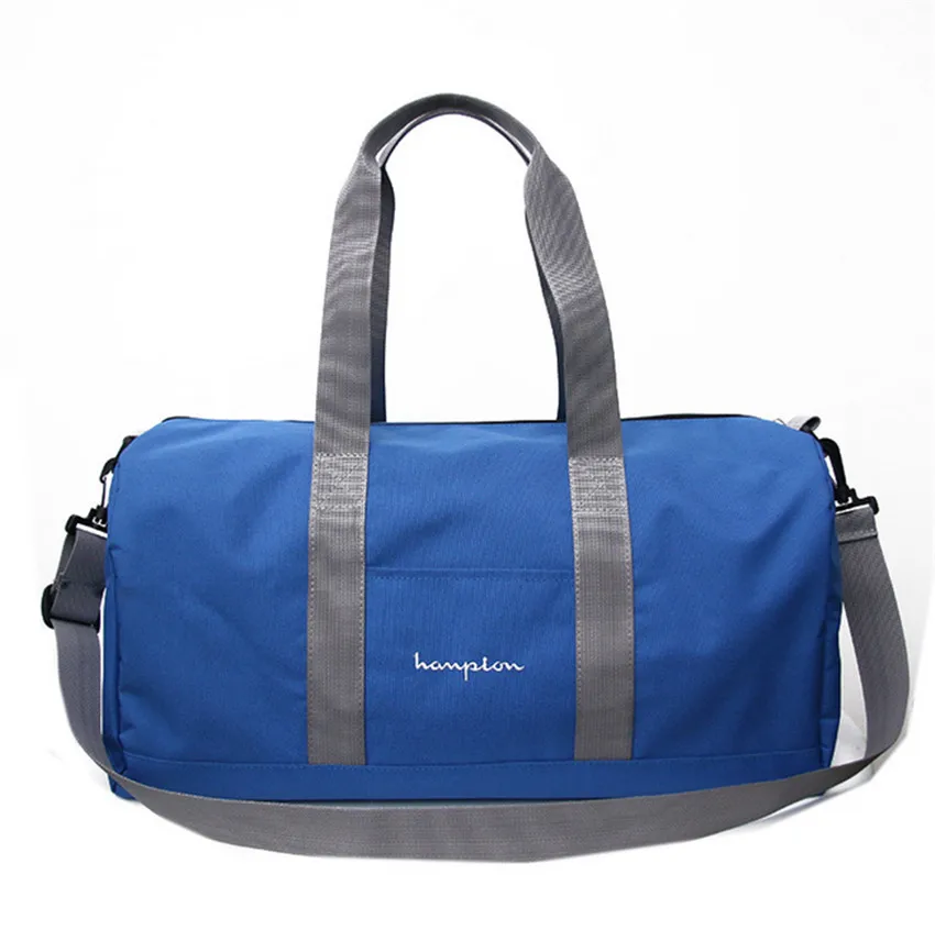 Синий Кожаная сумка для путешествий Bolsos Deportivos - Цвет: Синий