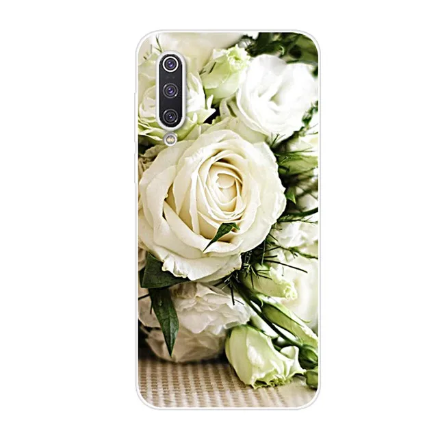 Для xiaomi mi a3 чехол мягкий силиконовый tpu чехол для телефона задняя крышка для xiaomi mi a3 чехол s Цветок FUNDA для xiaomi a3 a 3 mi A3 оболочка - Цвет: 22