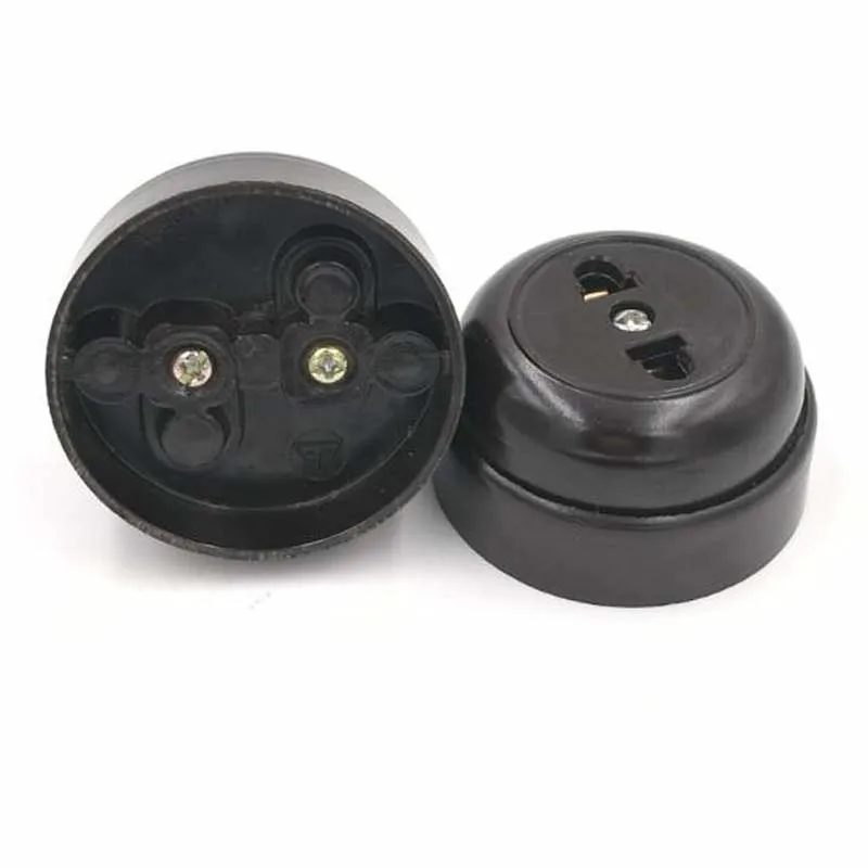 5 шт. настенные выключатели в стиле ретро электрическая розетка монтируемая на