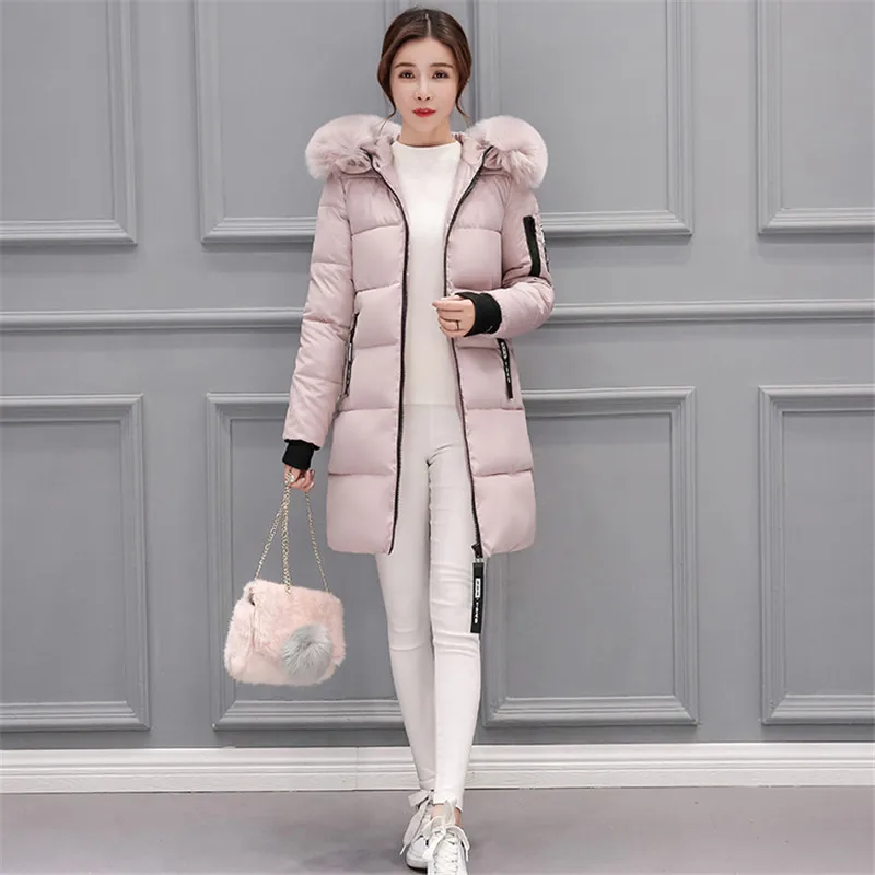 Зимняя женская верхняя одежда новинка 2018 плотное женское хлопковое пальто