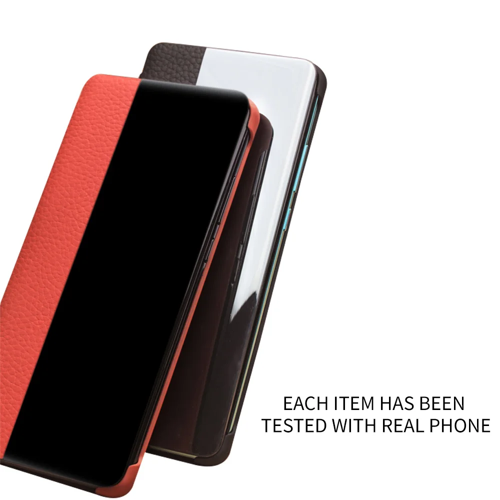 Модный чехол QIALINO из натуральной кожи с откидной крышкой для Huawei P30 Pro 6 47 дюйма