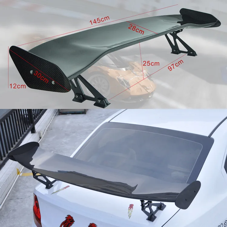 Карбоновые крылья Стайлинг автомобиля седан универсальные углеволоконные