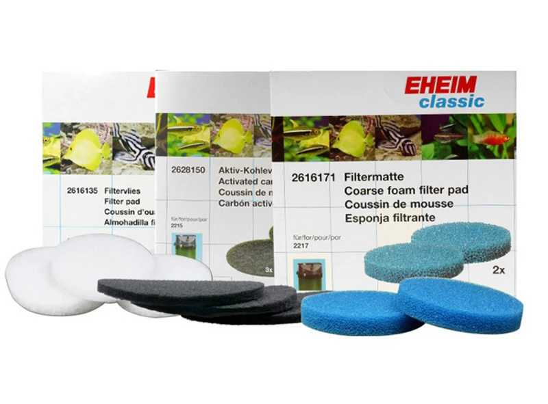 

2 или 3 шт классический оригинальный белый фильтр черный активированный уголь синий Биохимический хлопок для фильтр Eheim НДС аквариум