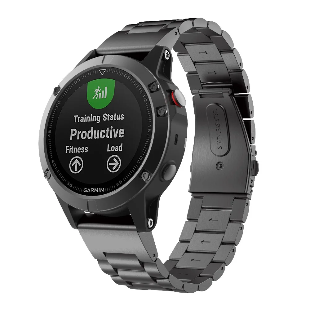 Ремешок для наручных часов из нержавеющей стали Garmin Fenix 5/5 plus Forerunner 935 Смарт-часы