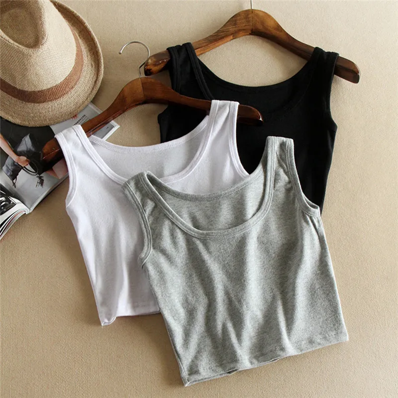 Тонкий Рендер короткий топ без рукавов с открытой спиной U Croptops летние топы на