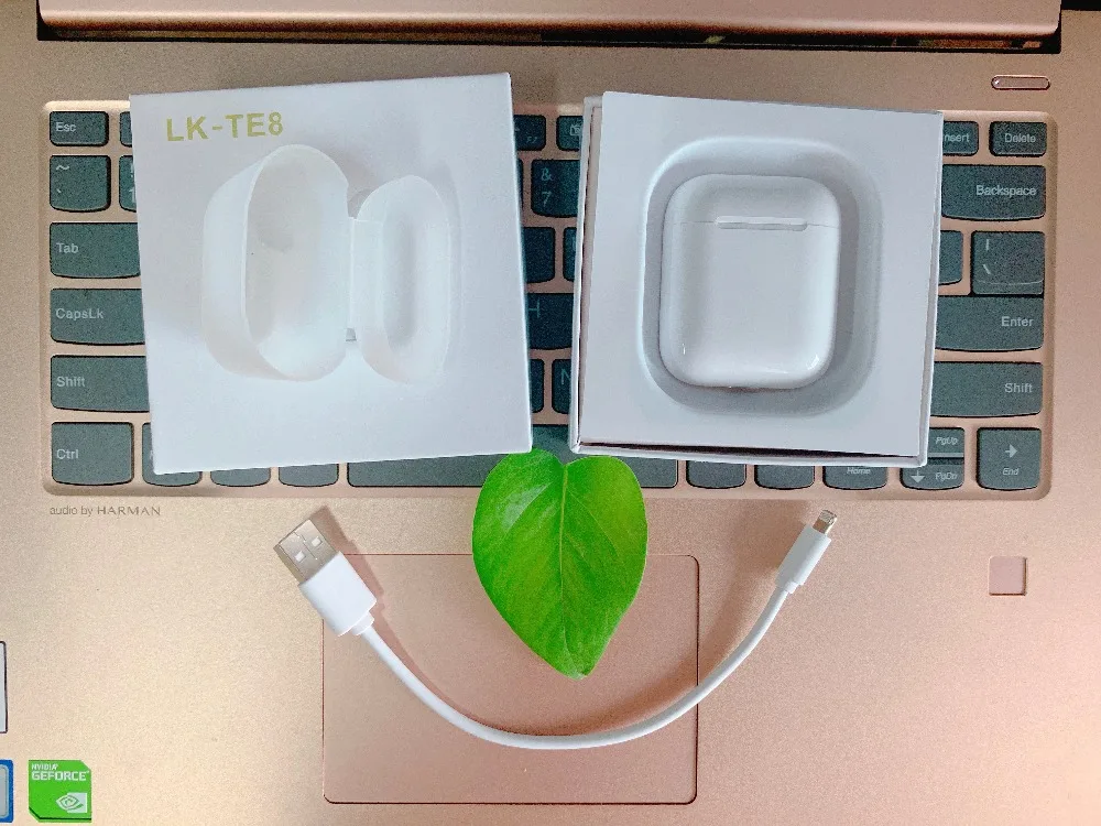 LK-TE8 LK TE8 TWS сенсорные беспроводные наушники Bluetooth умные наушники Беспроводная зарядка Bluetooth 5,0 PK I9S I7S
