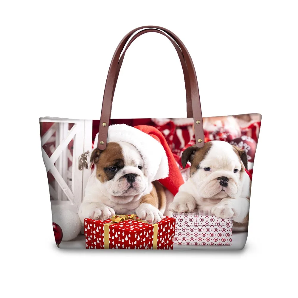 Женская сумка на плечо с милым рисунком животных ручками|Сумки ручками| |