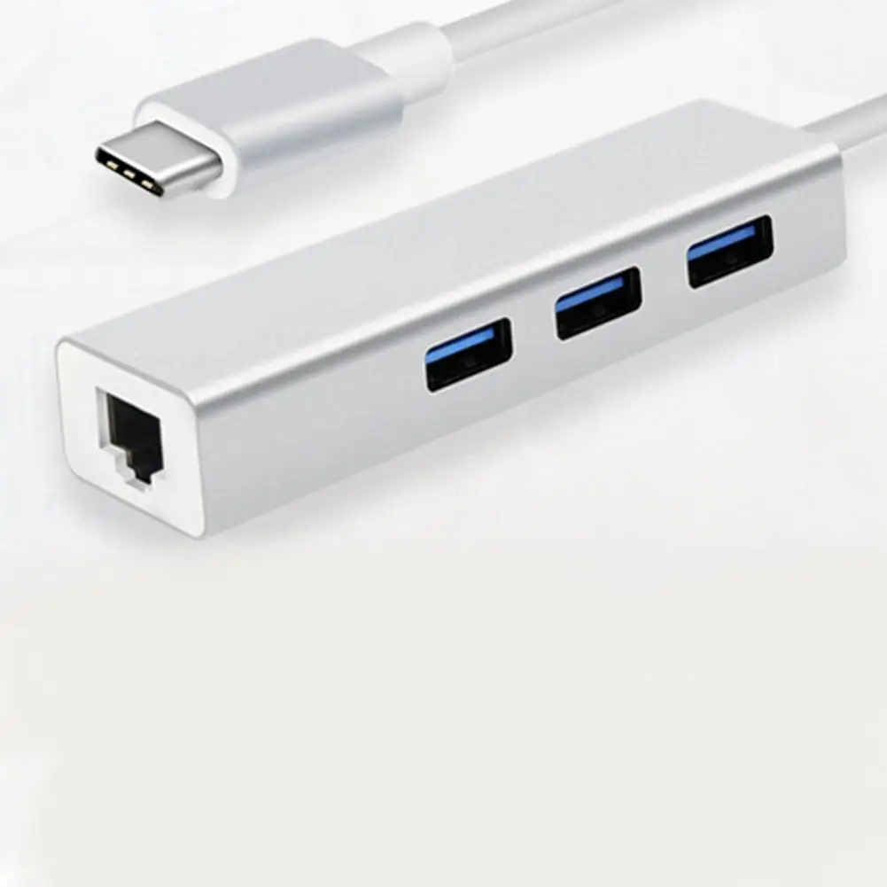 Новый USB Type C 3 1 к RJ45 Gigabit Ethernet LAN провода портовый 0 концентратор конвертер|USB-хабы| |