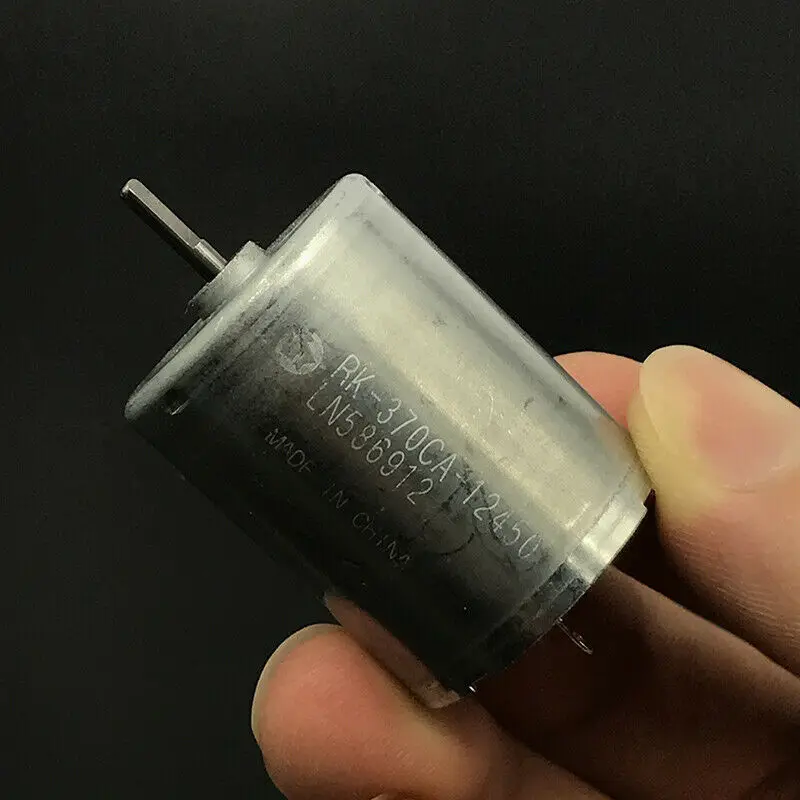 Модель MABUCHI RK-370CA-12450 бесшумный двигатель с угольной щеткой постоянный ток 12-24 В 8000