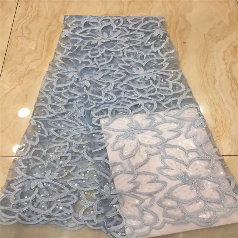 Горячая продажа чистый цвет дизайн полностью склеенные блестки нигерийские